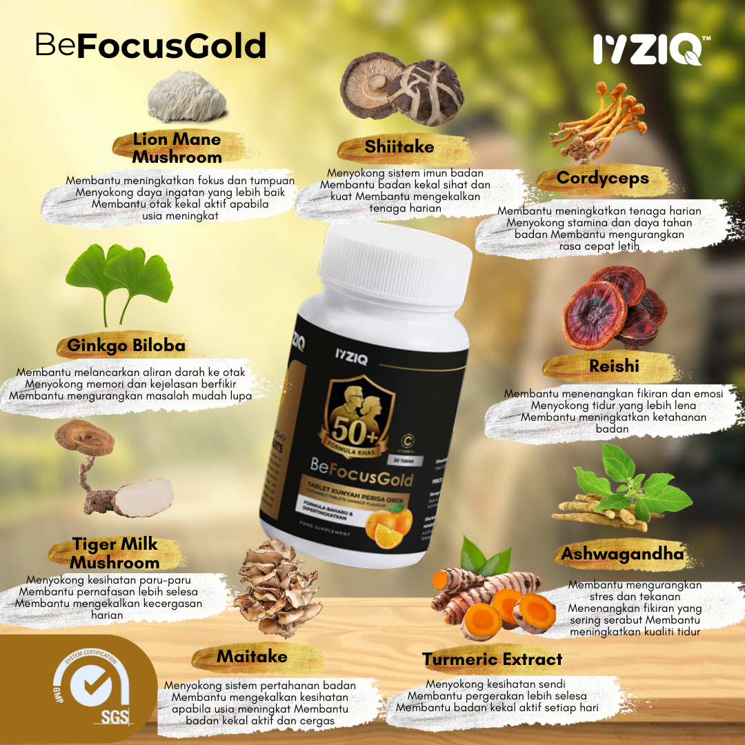 BeFocusGold – 1 Botol